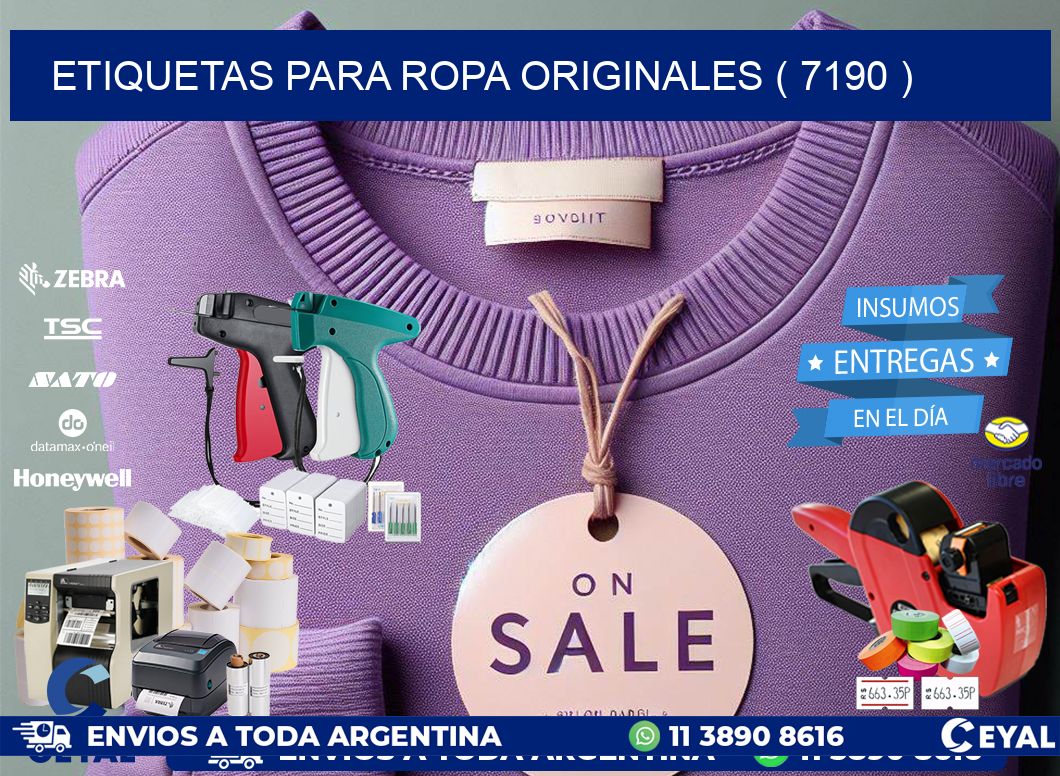 etiquetas para ropa originales ( 7190 )