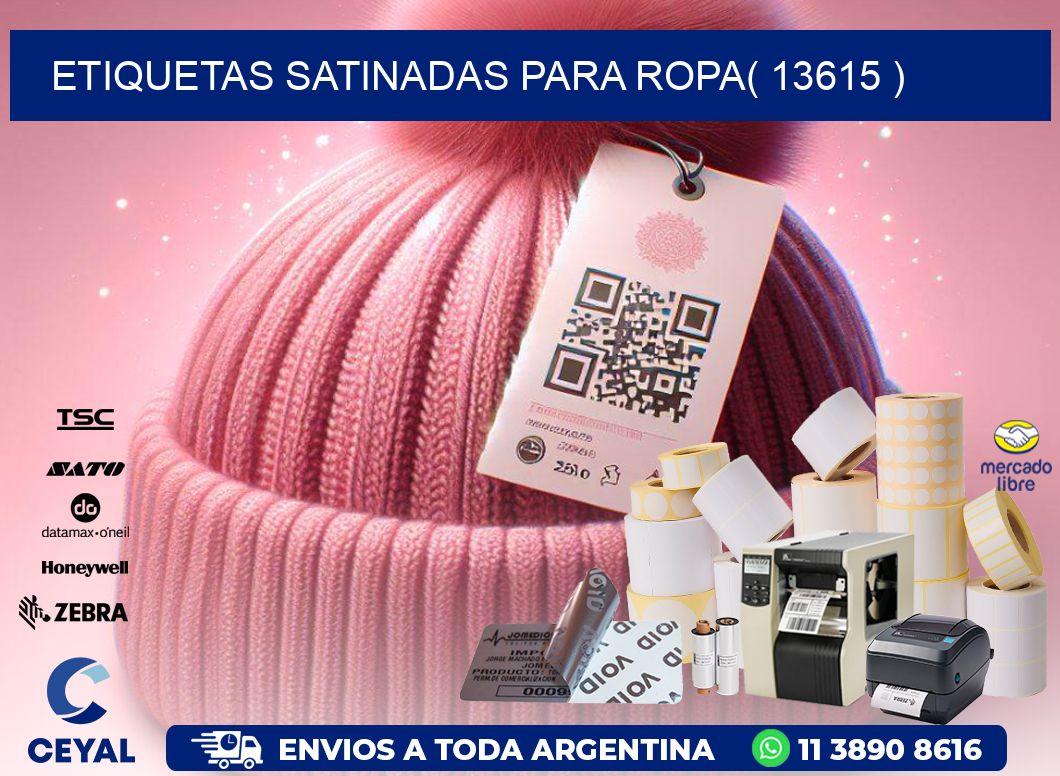 etiquetas satinadas para ropa( 13615 )