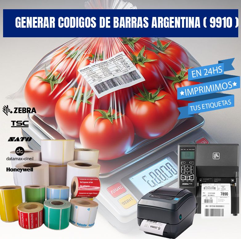generar codigos de barras argentina ( 9910 )