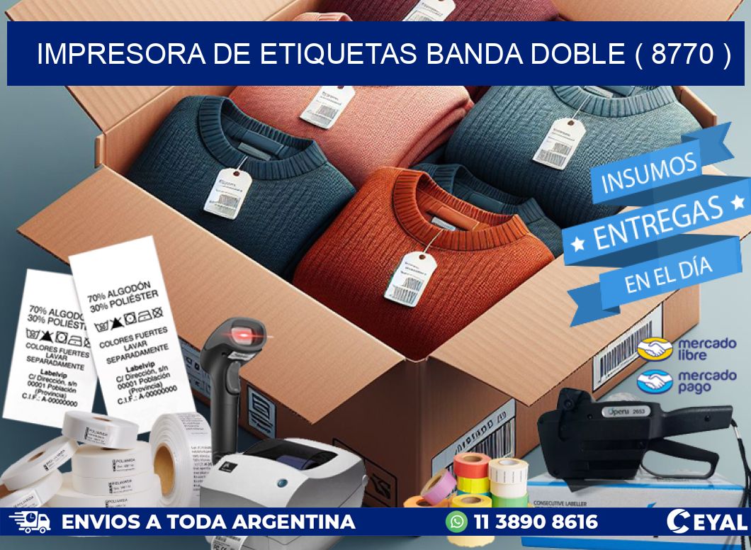 impresora de etiquetas banda doble ( 8770 )