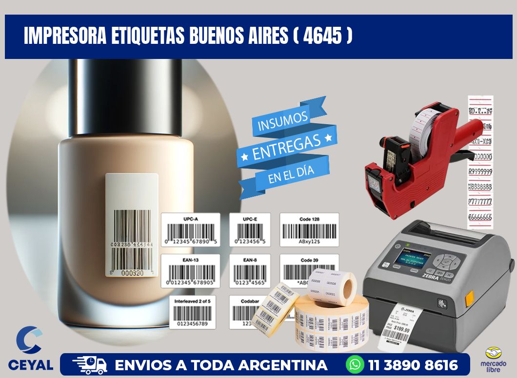 impresora etiquetas buenos aires ( 4645 )