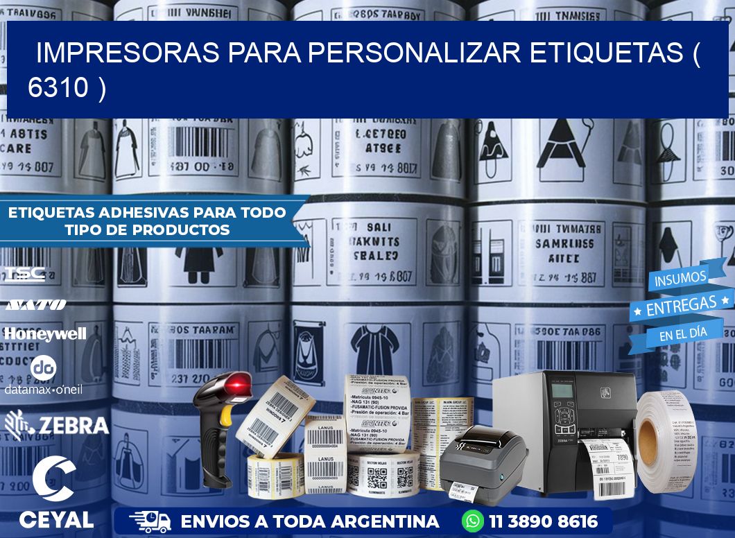 impresoras para personalizar etiquetas ( 6310 )