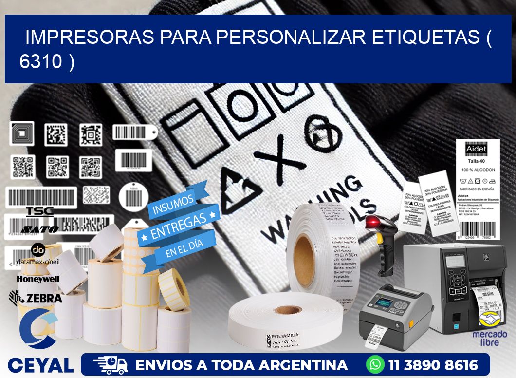 impresoras para personalizar etiquetas ( 6310 )