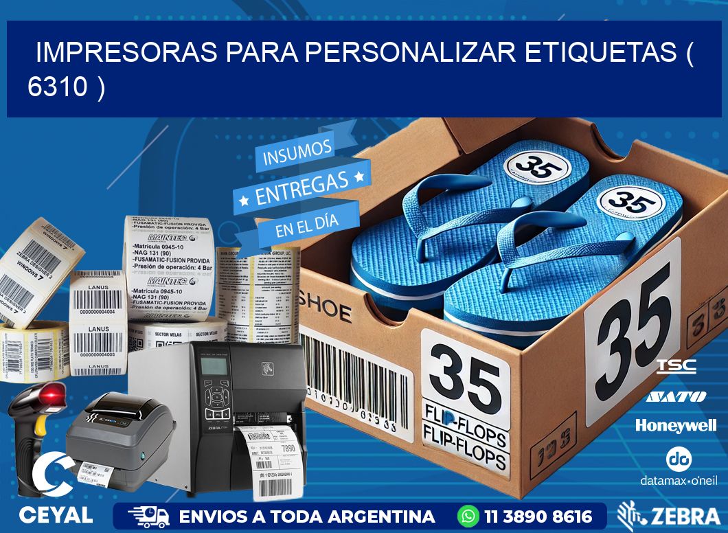 impresoras para personalizar etiquetas ( 6310 )