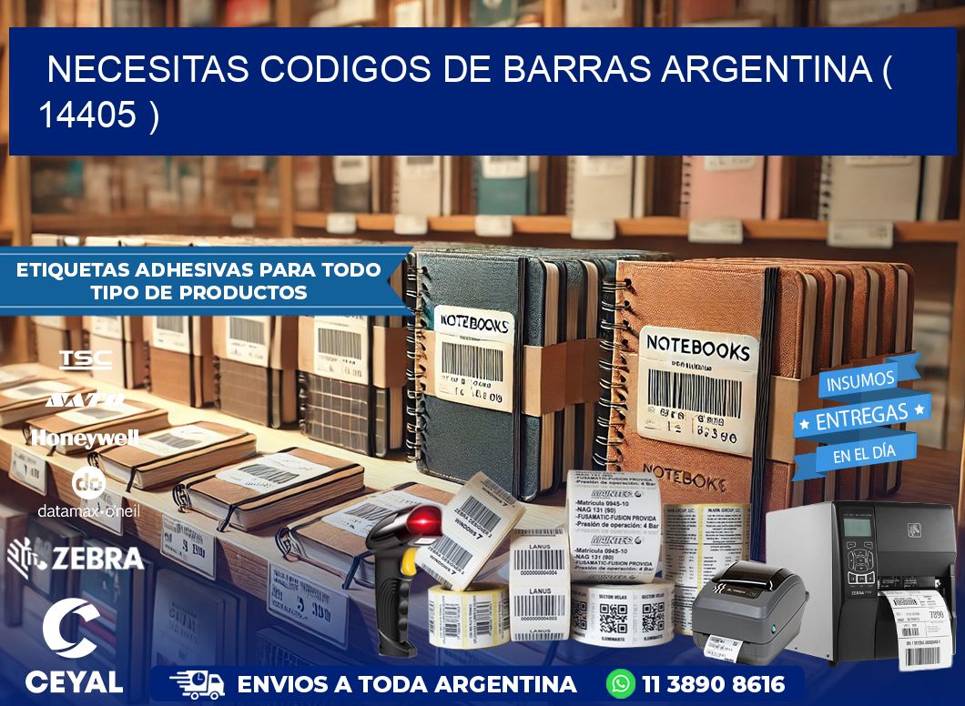 necesitas codigos de barras argentina ( 14405 )