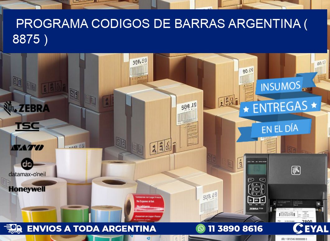 programa codigos de barras argentina ( 8875 )