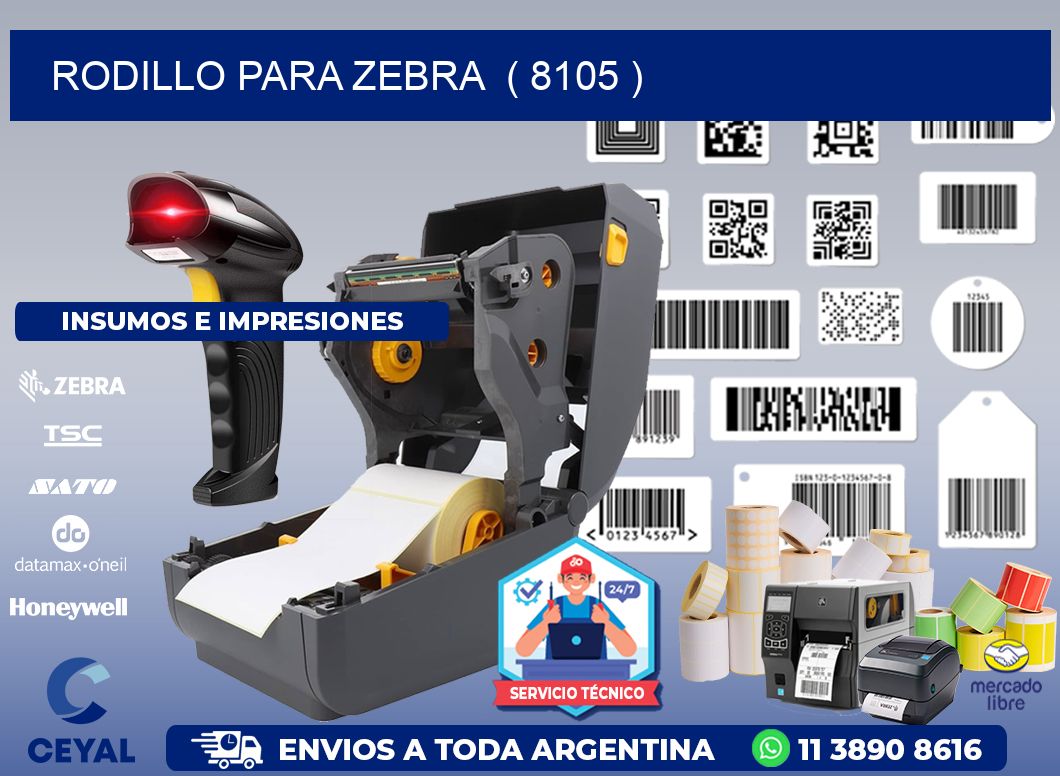 rodillo para zebra ( 8105 )
