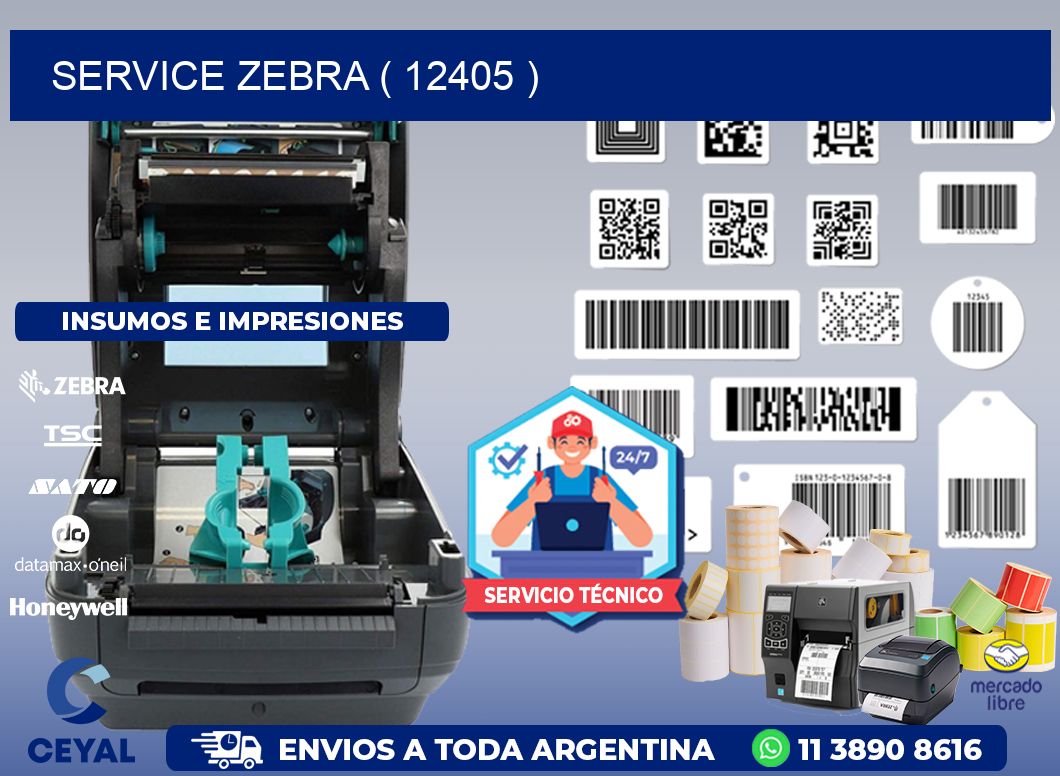 service zebra ( 12405 )