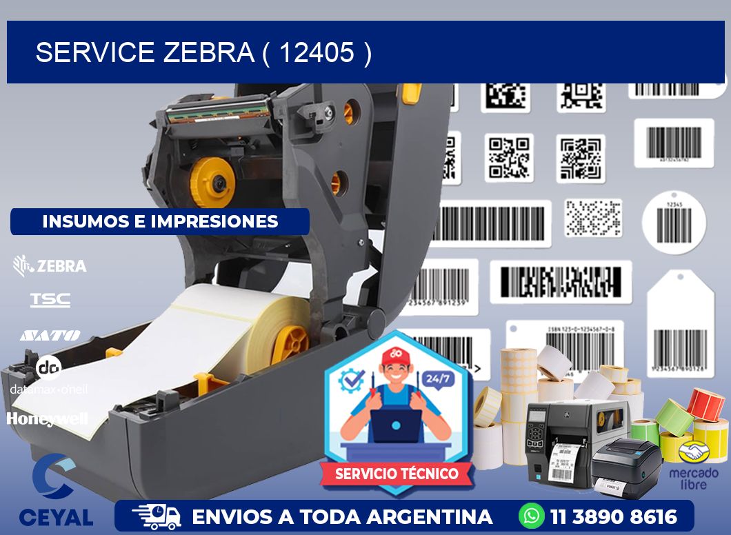 service zebra ( 12405 )