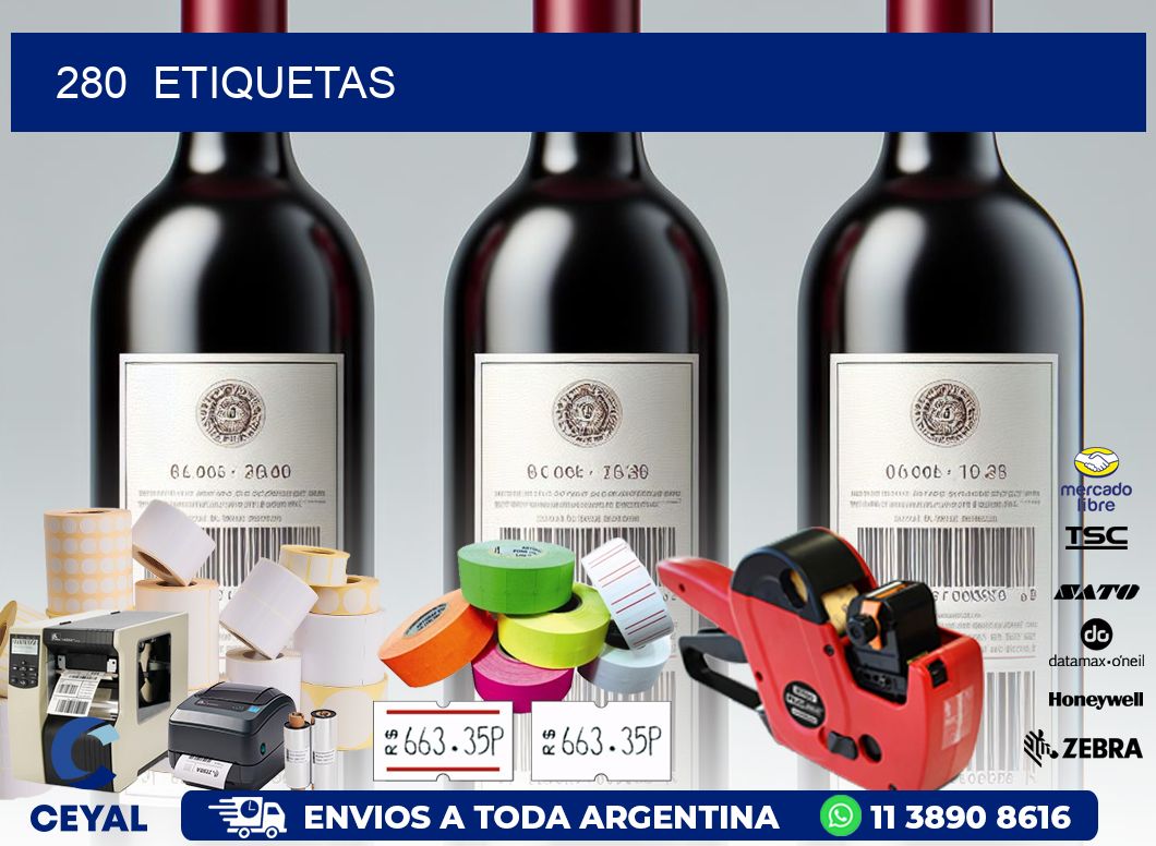 280  ETIQUETAS