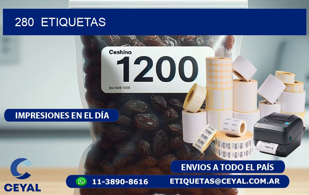 280  ETIQUETAS