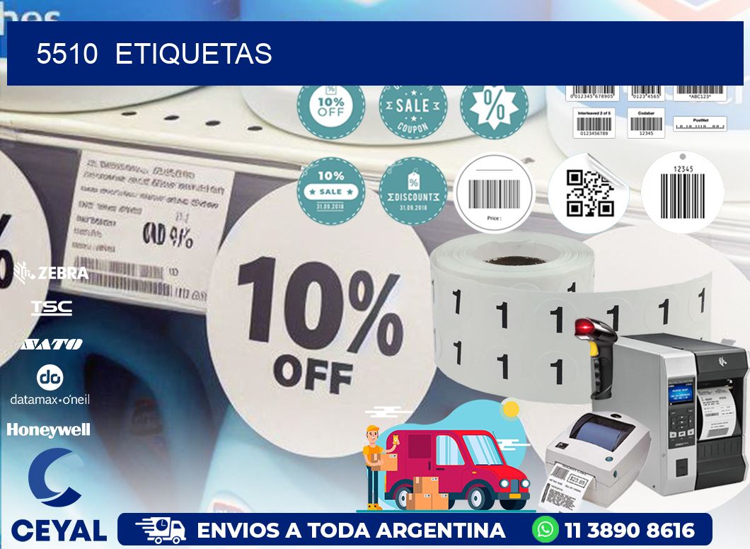 5510 ETIQUETAS