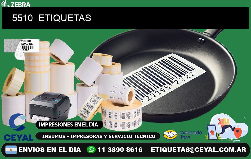5510 ETIQUETAS