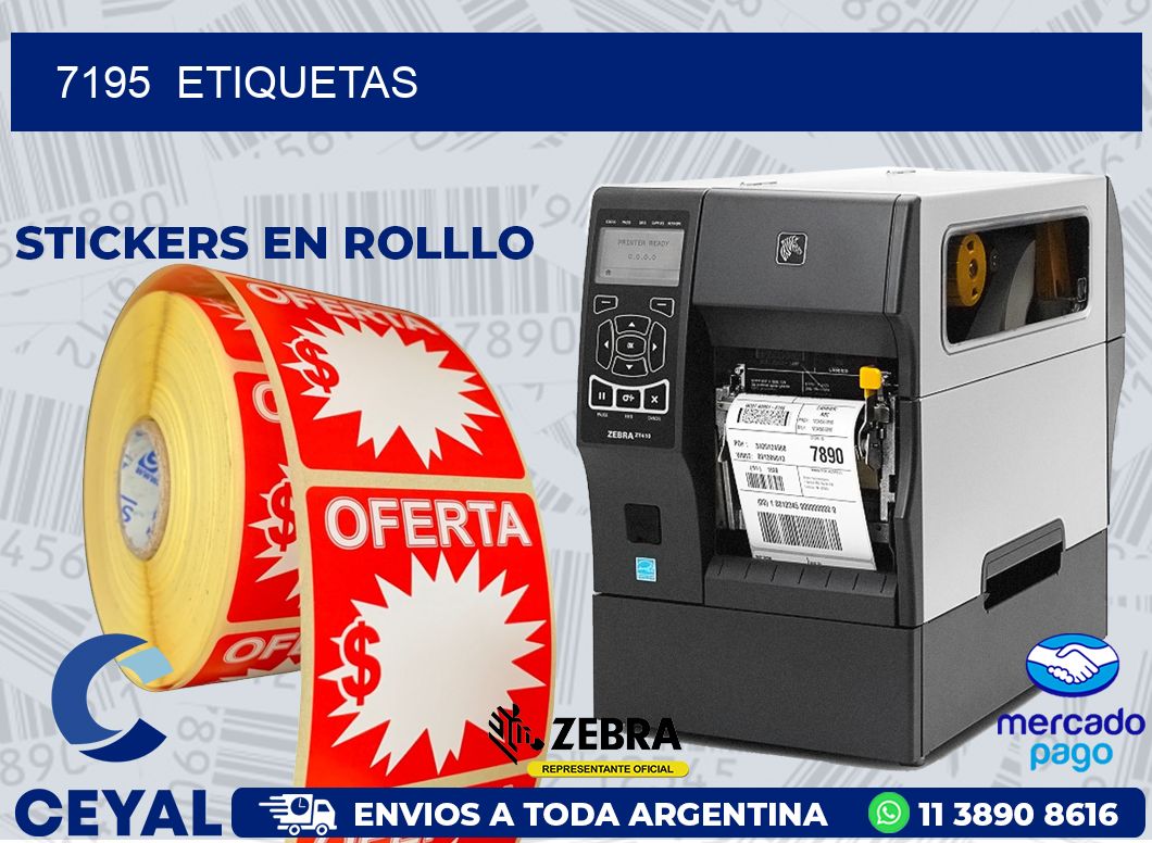 7195  ETIQUETAS
