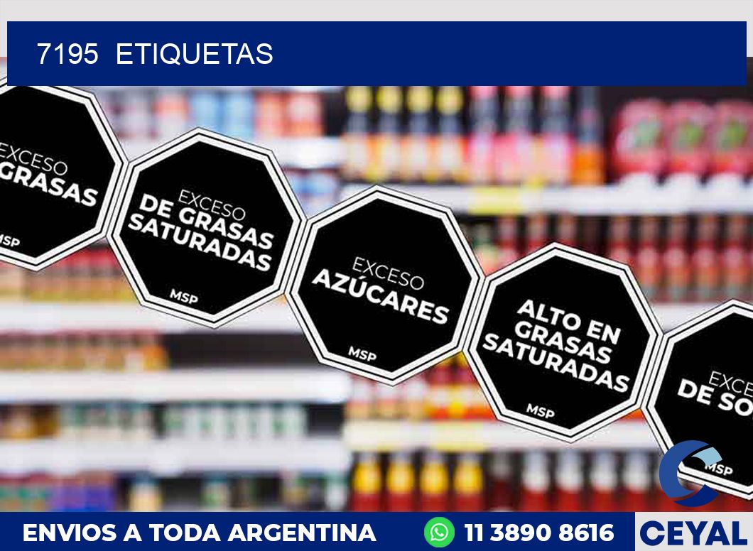 7195  ETIQUETAS