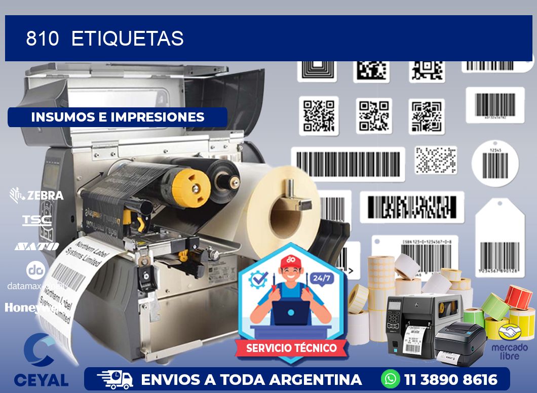810  ETIQUETAS