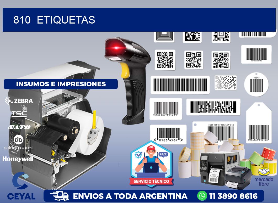 810  ETIQUETAS