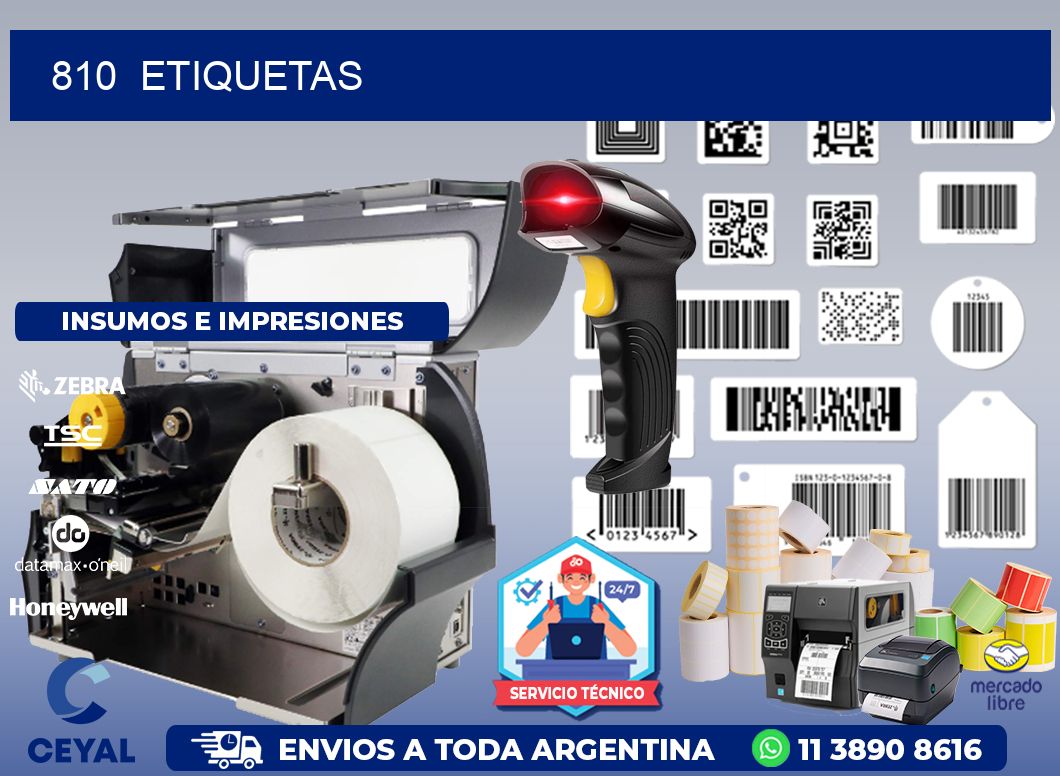 810  ETIQUETAS