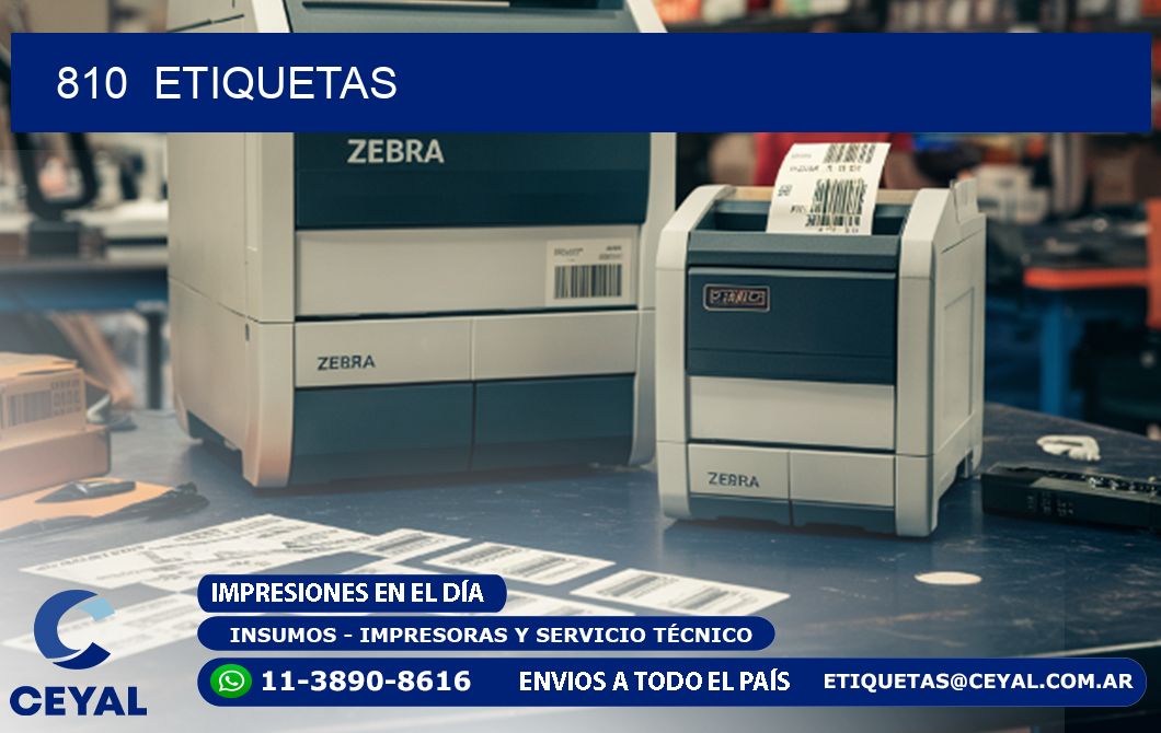 810  ETIQUETAS