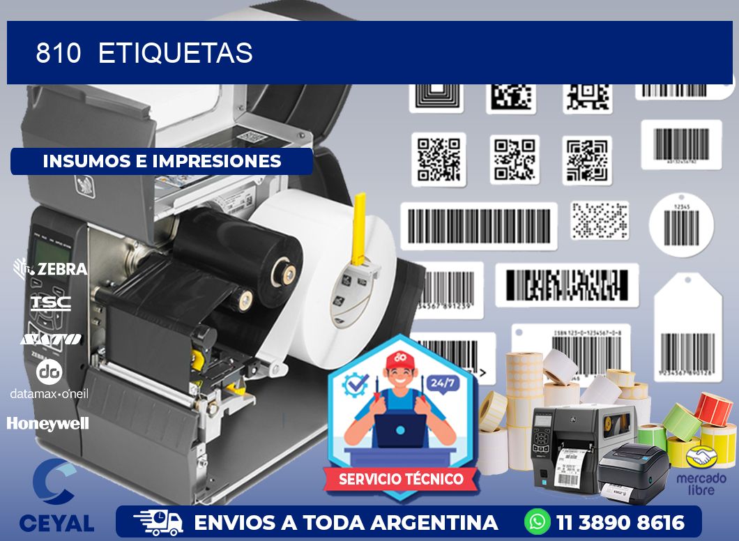 810  ETIQUETAS