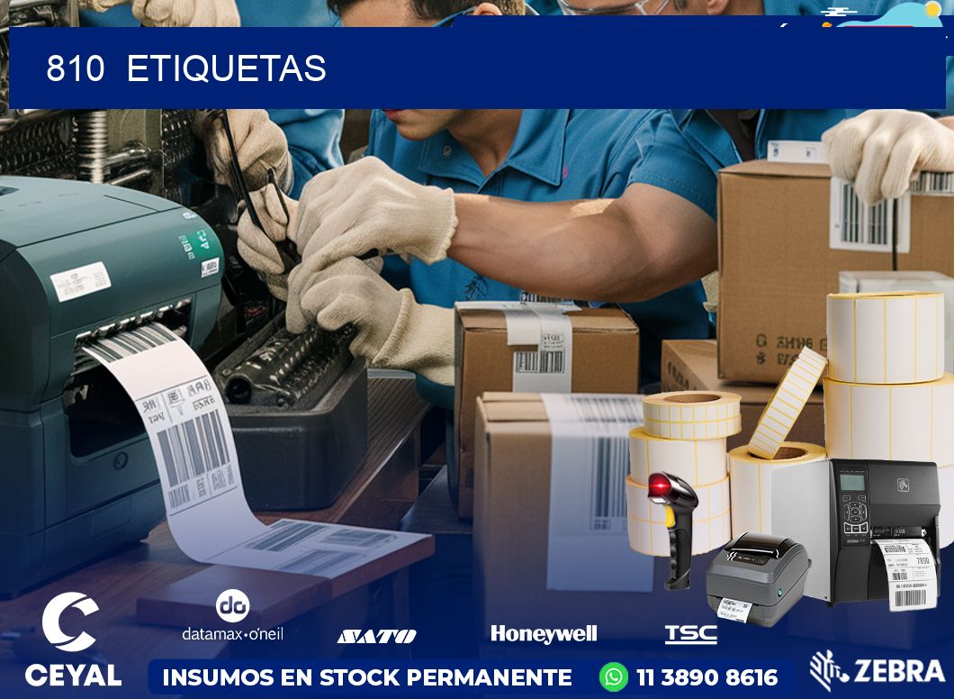 810  ETIQUETAS