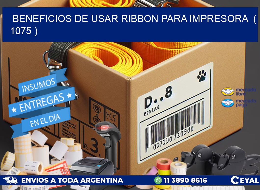 BENEFICIOS DE USAR RIBBON PARA IMPRESORA ( 1075 )
