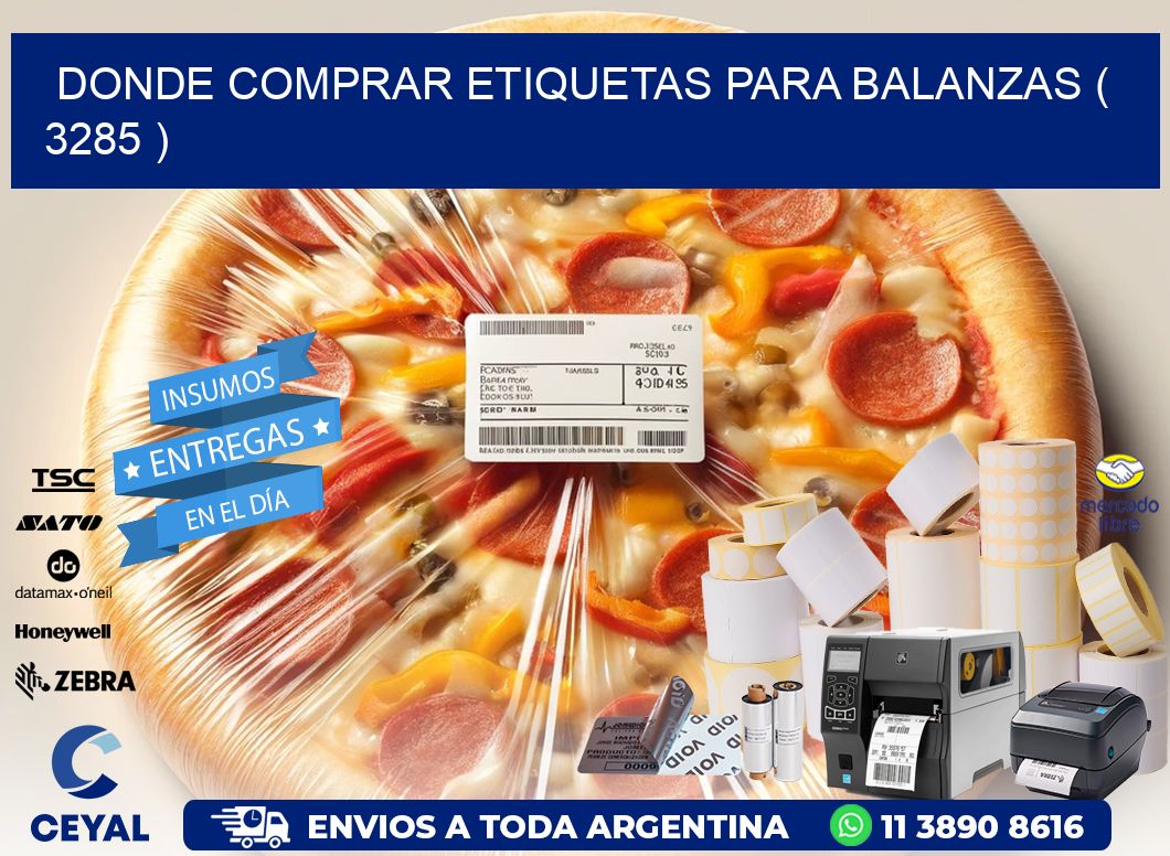 DONDE COMPRAR ETIQUETAS PARA BALANZAS ( 3285 )