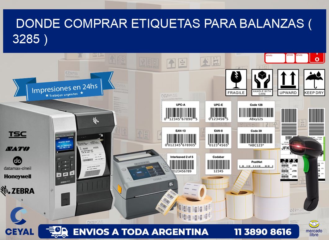 DONDE COMPRAR ETIQUETAS PARA BALANZAS ( 3285 )