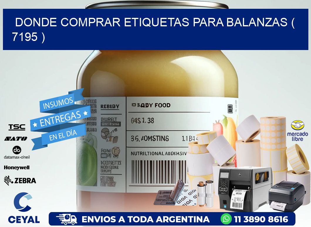 DONDE COMPRAR ETIQUETAS PARA BALANZAS ( 7195 )