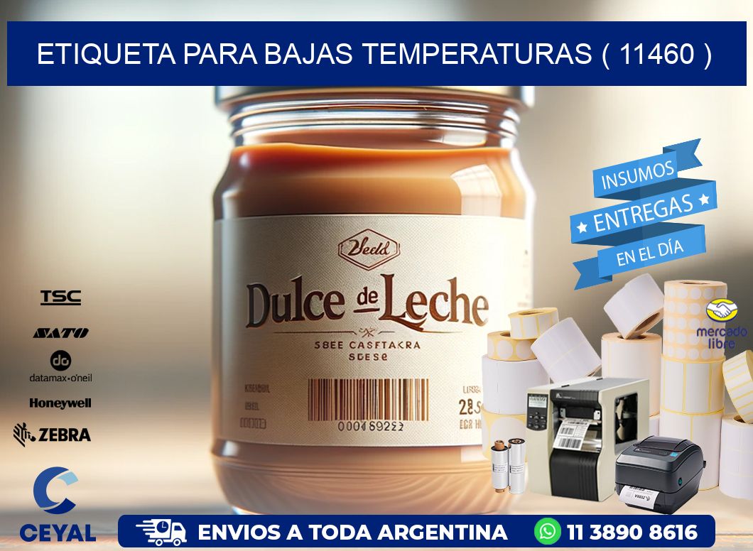 ETIQUETA PARA BAJAS TEMPERATURAS ( 11460 )