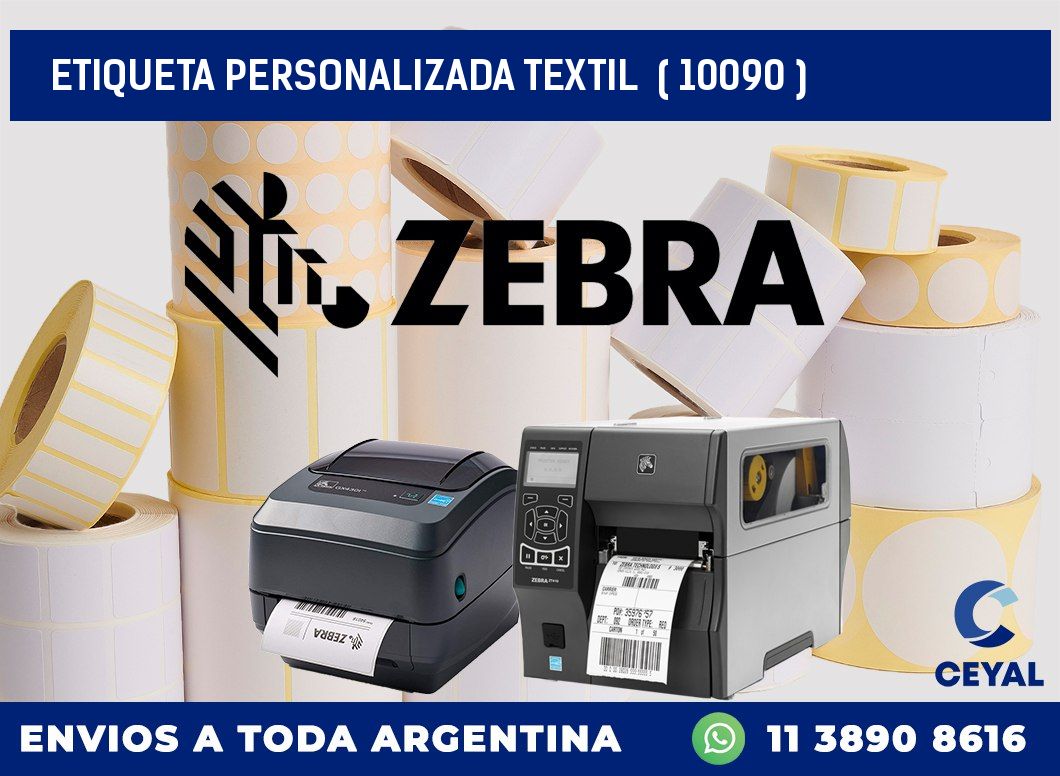 ETIQUETA PERSONALIZADA TEXTIL ( 10090 )