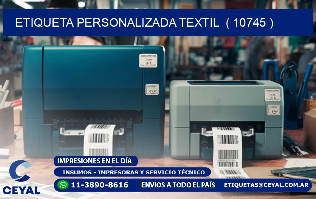 ETIQUETA PERSONALIZADA TEXTIL ( 10745 )