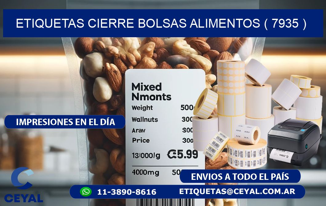 ETIQUETAS CIERRE BOLSAS ALIMENTOS ( 7935 )