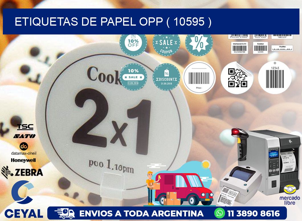 ETIQUETAS DE PAPEL OPP ( 10595 )