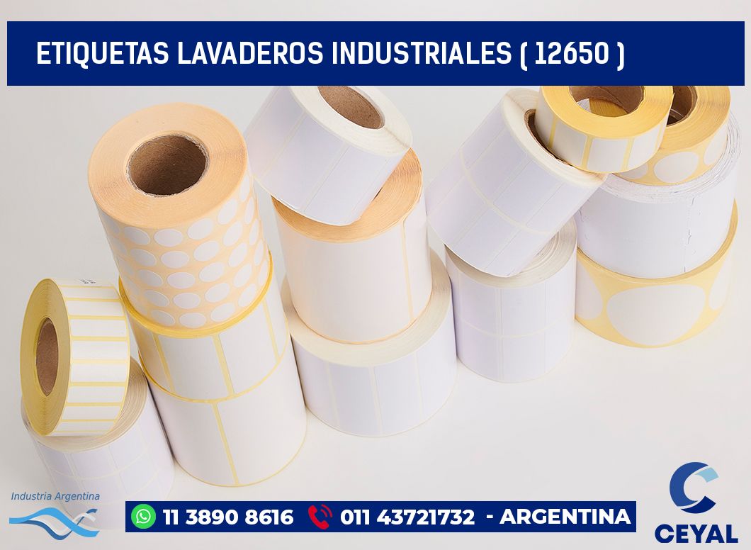 ETIQUETAS LAVADEROS INDUSTRIALES ( 12650 )