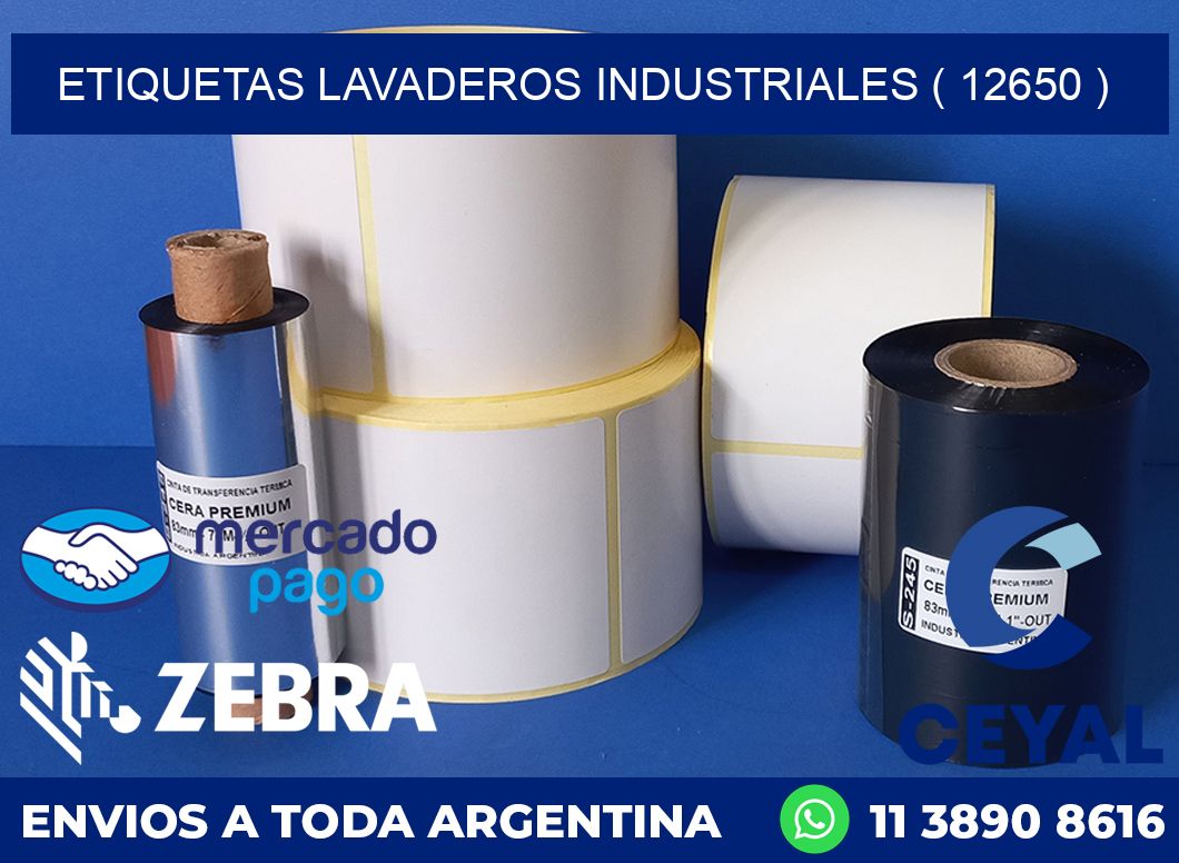 ETIQUETAS LAVADEROS INDUSTRIALES ( 12650 )