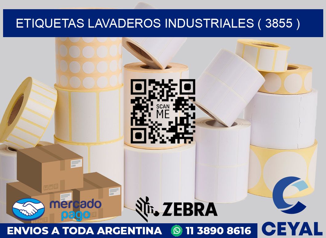 ETIQUETAS LAVADEROS INDUSTRIALES ( 3855 )