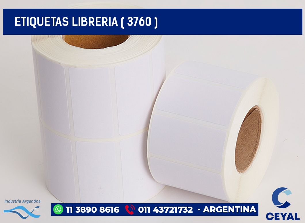 ETIQUETAS LIBRERIA ( 3760 )