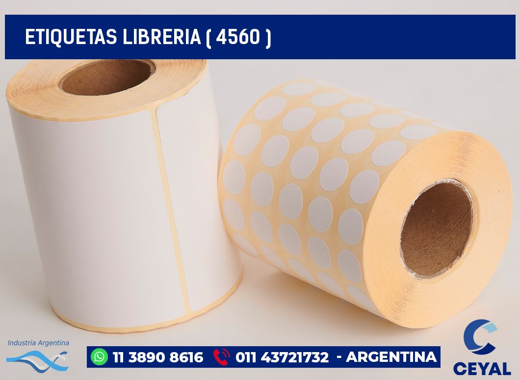 ETIQUETAS LIBRERIA ( 4560 )