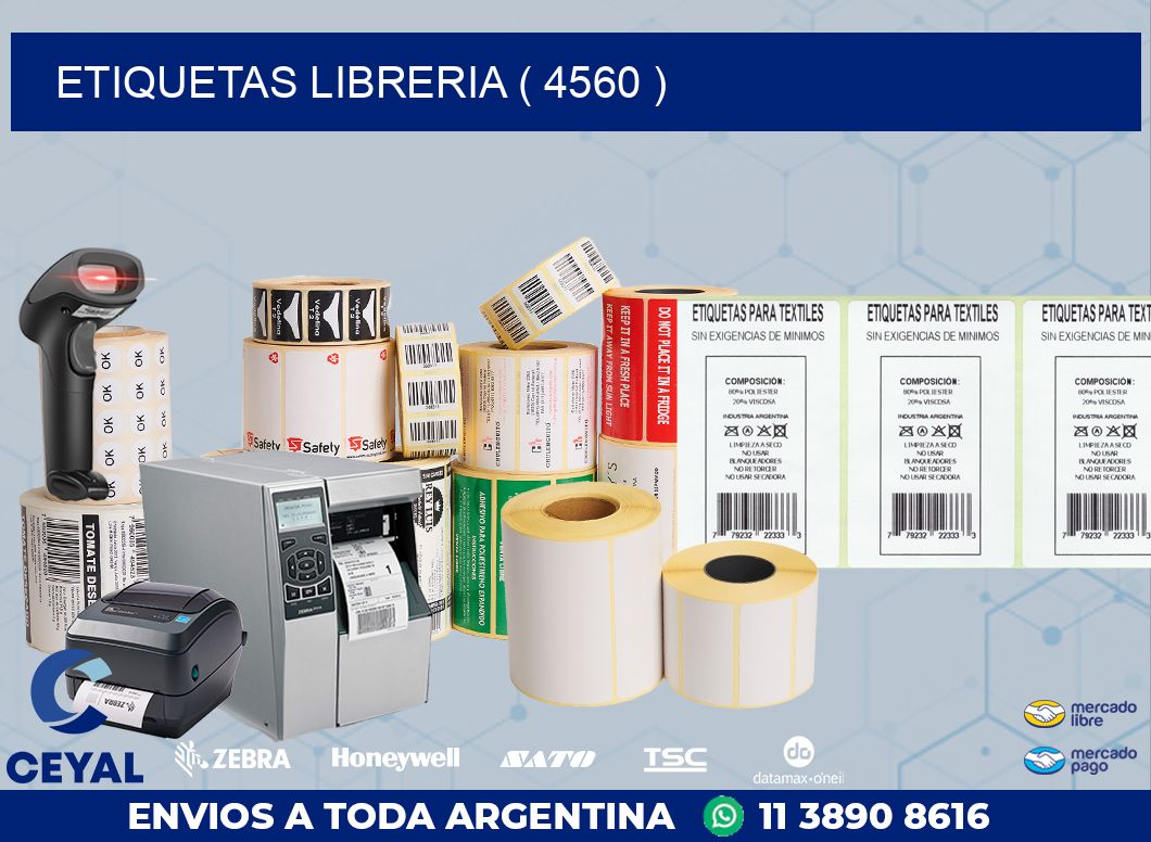 ETIQUETAS LIBRERIA ( 4560 )