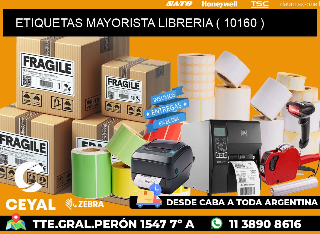 ETIQUETAS MAYORISTA LIBRERIA ( 10160 )