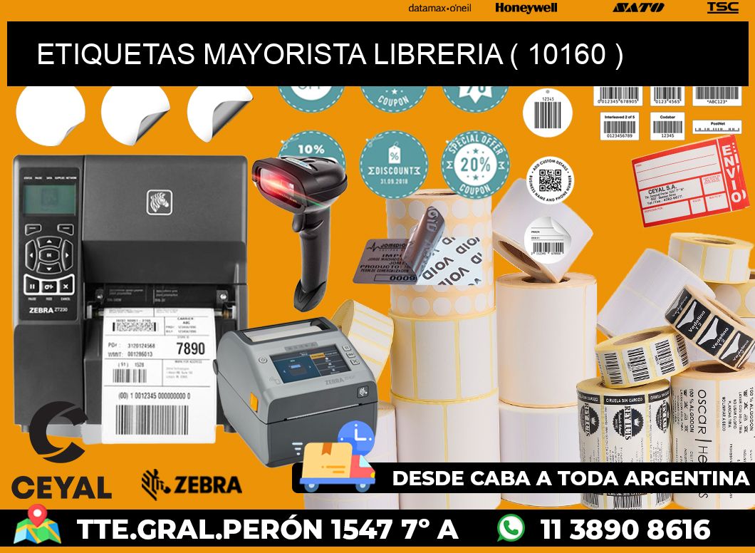 ETIQUETAS MAYORISTA LIBRERIA ( 10160 )