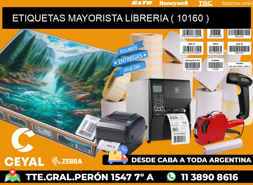 ETIQUETAS MAYORISTA LIBRERIA ( 10160 )