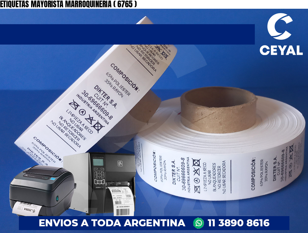 ETIQUETAS MAYORISTA MARROQUINERIA ( 6765 )