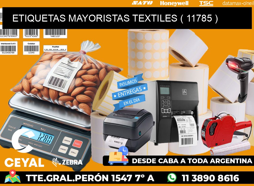 ETIQUETAS MAYORISTAS TEXTILES ( 11785 )