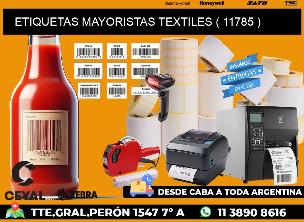 ETIQUETAS MAYORISTAS TEXTILES ( 11785 )