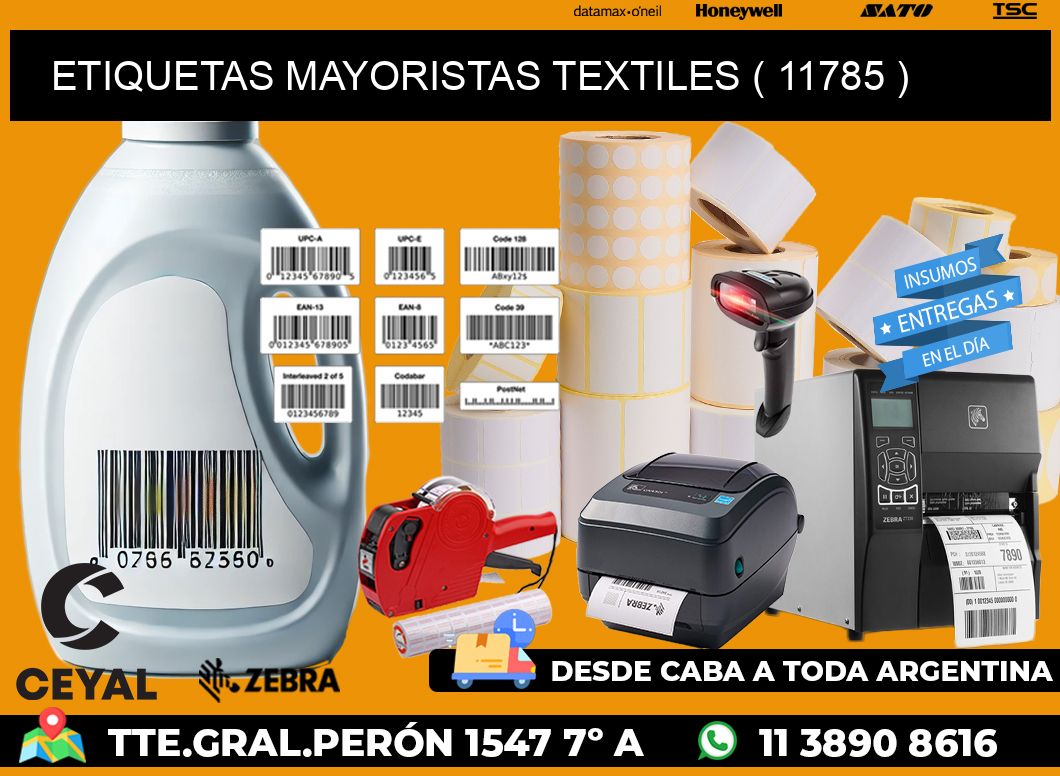 ETIQUETAS MAYORISTAS TEXTILES ( 11785 )