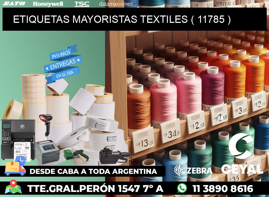 ETIQUETAS MAYORISTAS TEXTILES ( 11785 )