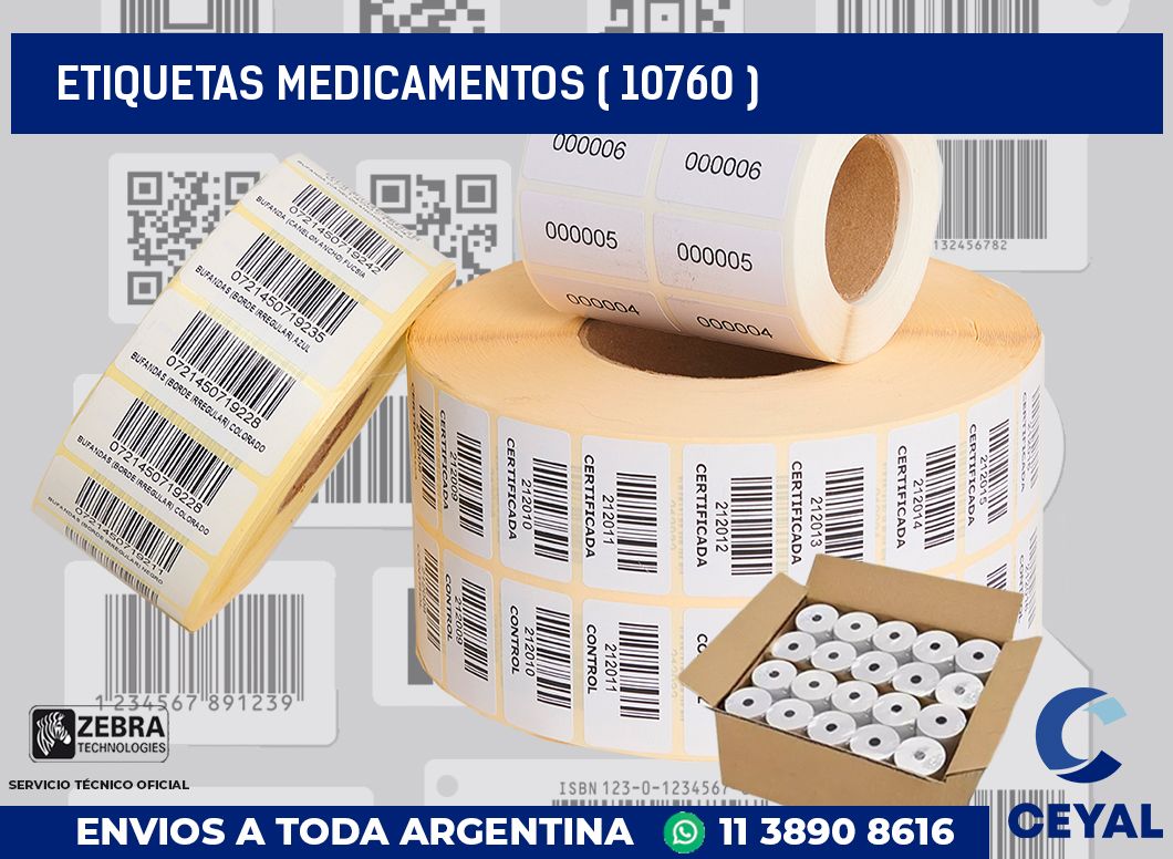 ETIQUETAS MEDICAMENTOS ( 10760 )