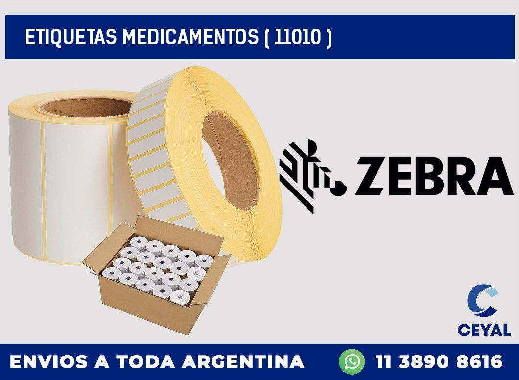 ETIQUETAS MEDICAMENTOS ( 11010 )